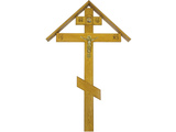Крест на могилу деревянный из дуба	